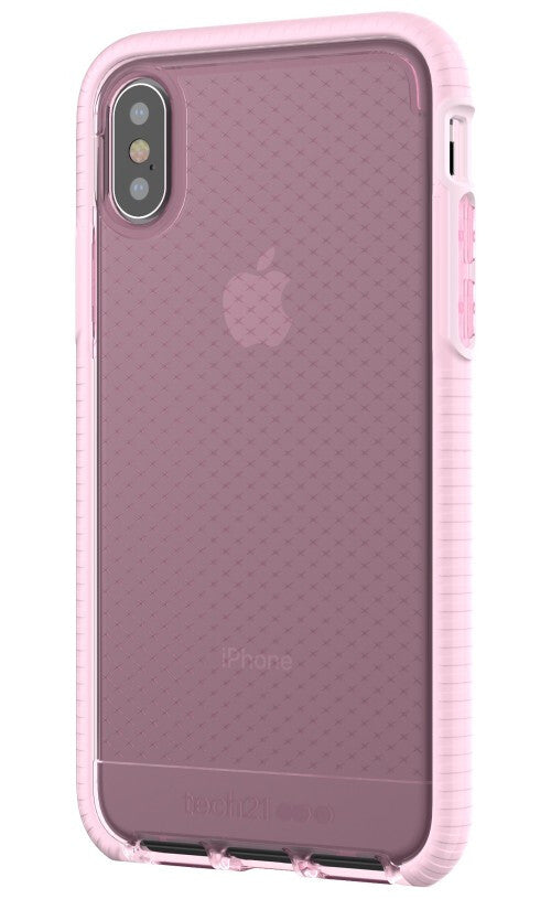 Tech21 Evo Check for iPhone X in Rose Tint