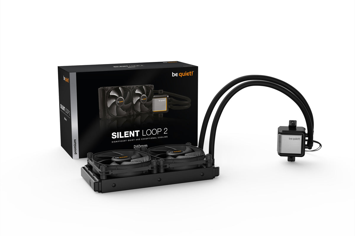 be quiet! Silent Loop 2 - All In One Liquid Processor Cooler in Black - 240mm