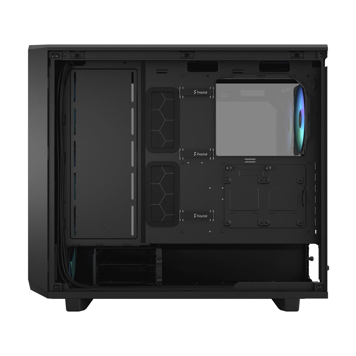 Fractal Design Meshify 2 Lite - ATX Mid Tower Case in Black