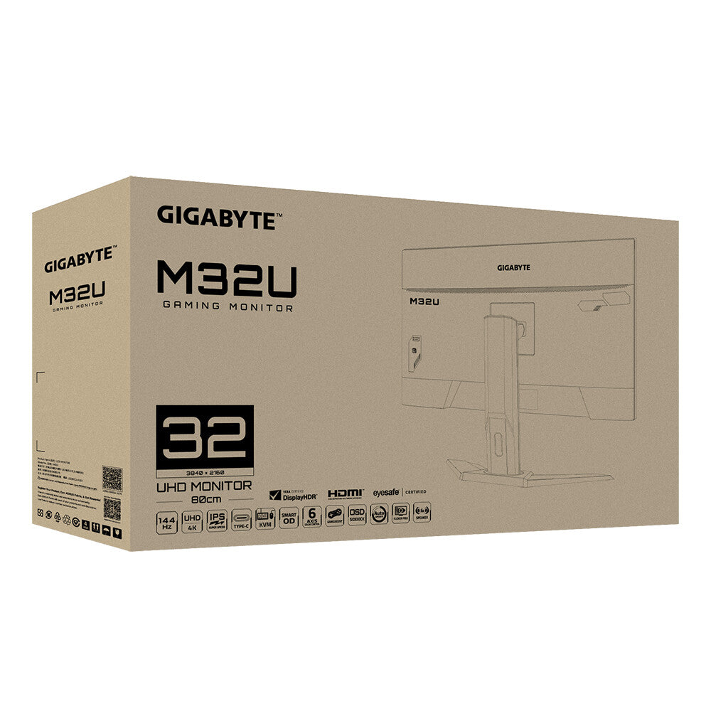 Gigabyte M32U - 80 cm (31.5&quot;) 3840 x 2160p 4K Ultra HD Monitor