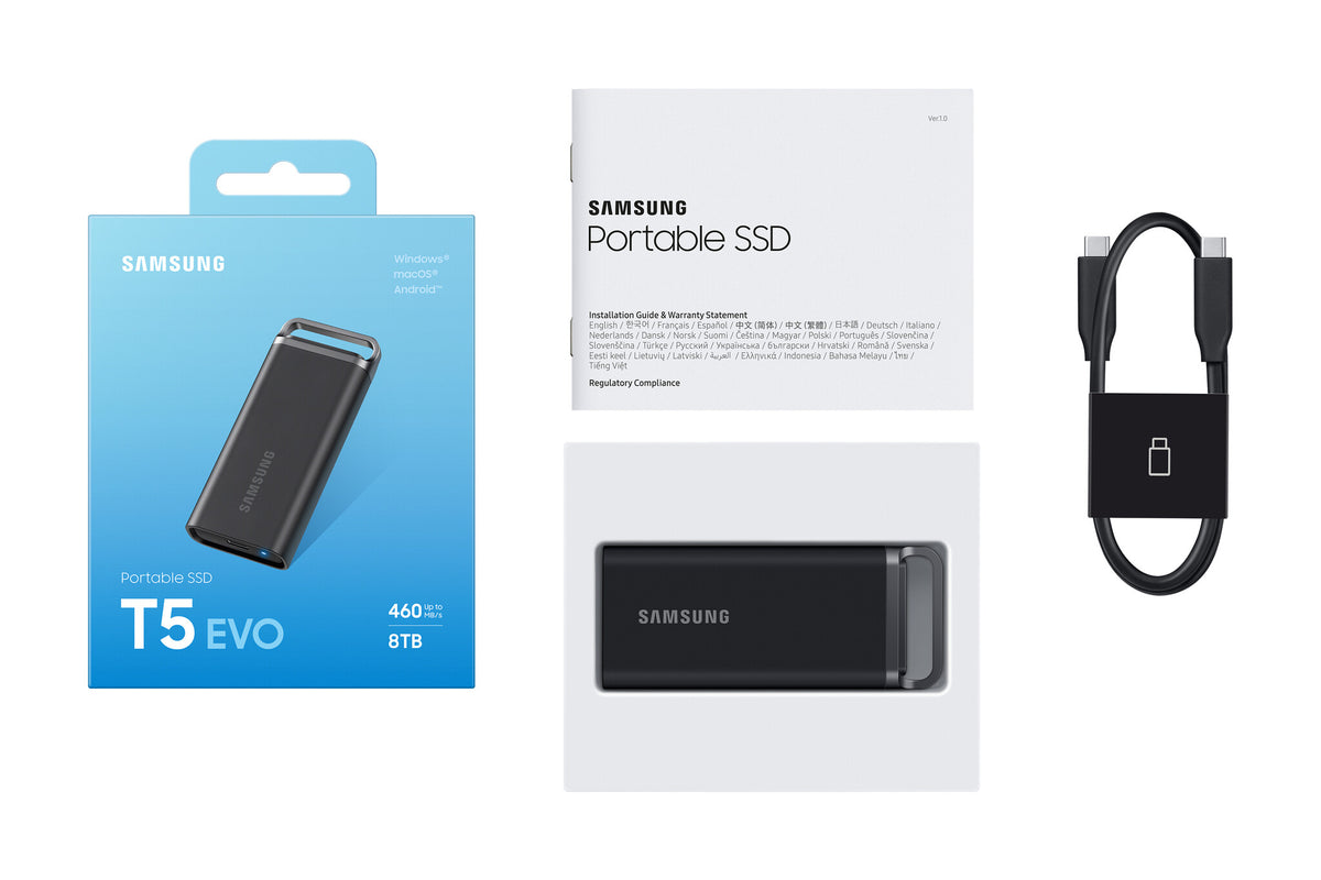 Samsung T5 EVO Portable SSD - 8 TB