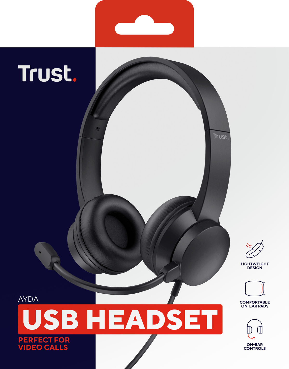 Trust Ayda - USB Wired Headset in Black