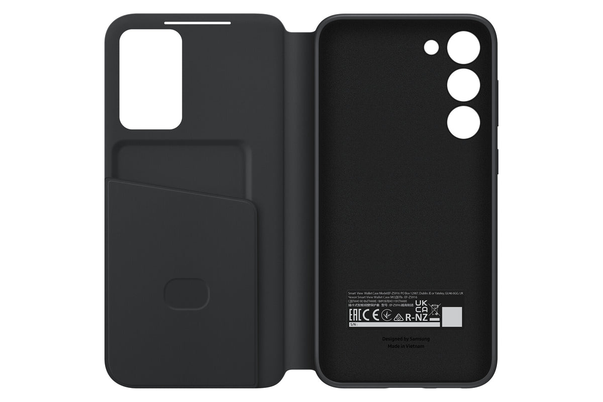 Samsung Smart View Wallet Case for Galaxy S23+ in Black