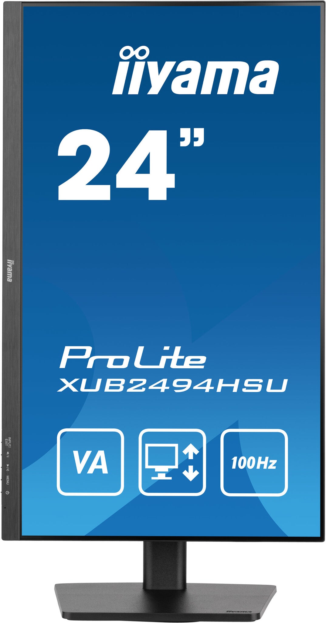 iiyama ProLite XUB2494HSU-B6 - 60.5 cm (23.8&quot;) - 1920 x 1080 pixels FHD LED Monitor