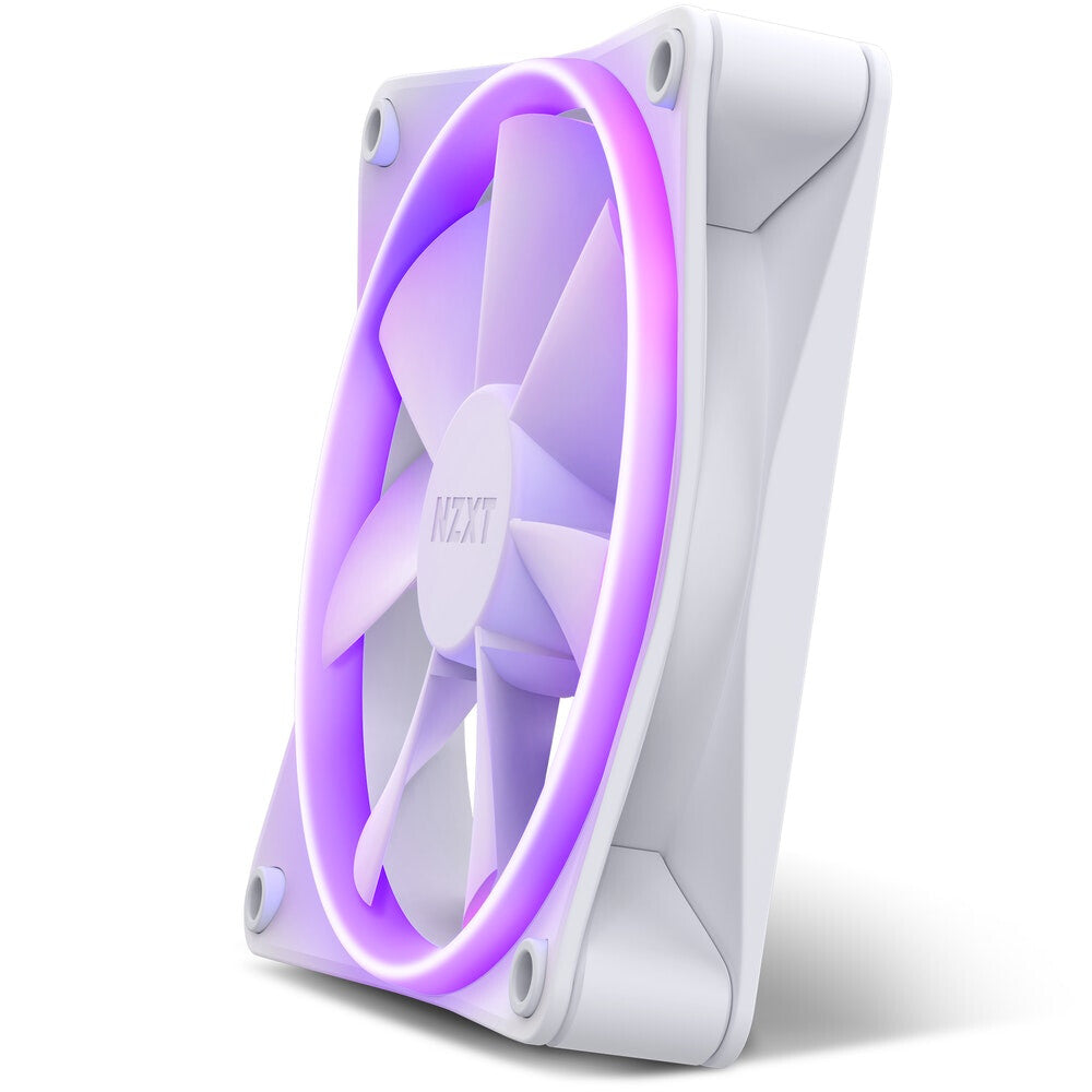 NZXT F120 RGB - Computer Case Fan in White - 120mm