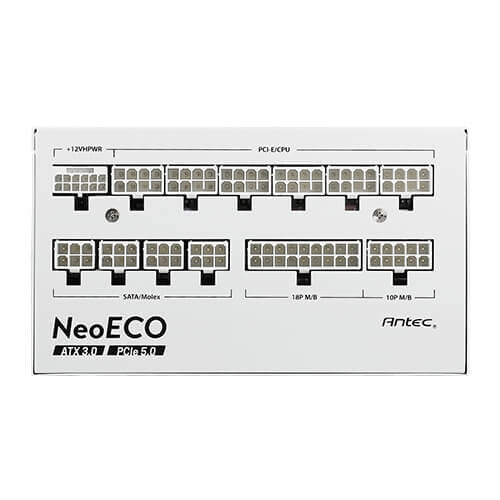 Antec Neo ECO NE1000G M - 1000W 80+ Gold Fully Modular Power Supply Unit in White