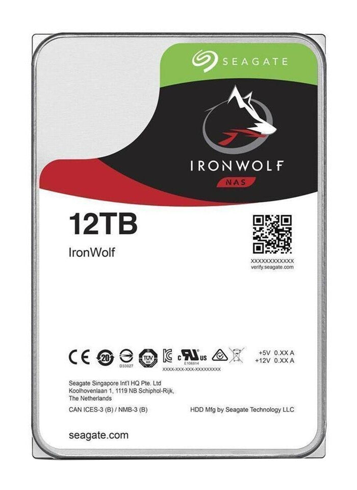 Seagate Ironwolf - Serial ATA III 3.5&quot; Internal hard drive - 12 TB