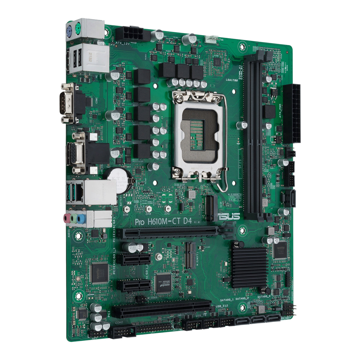 ASUS PRO H610M-C D4-CSM micro ATX motherboard - Intel H610 LGA 1700