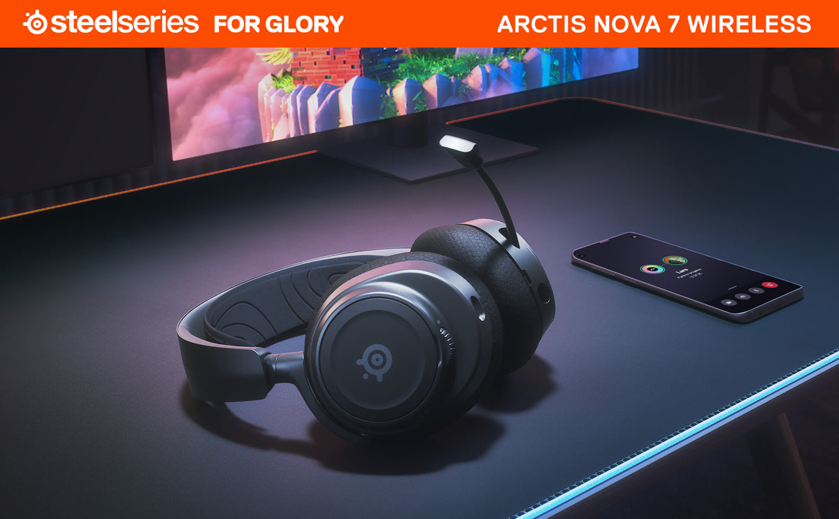 Steelseries Arctis Nova 7 - USB Type-C Wireless Bluetooth Gaming Headset in Black