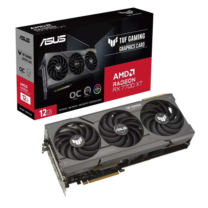 ASUS TUF Gaming - AMD 12 GB GDDR6 Radeon RX 7700 XT graphics card