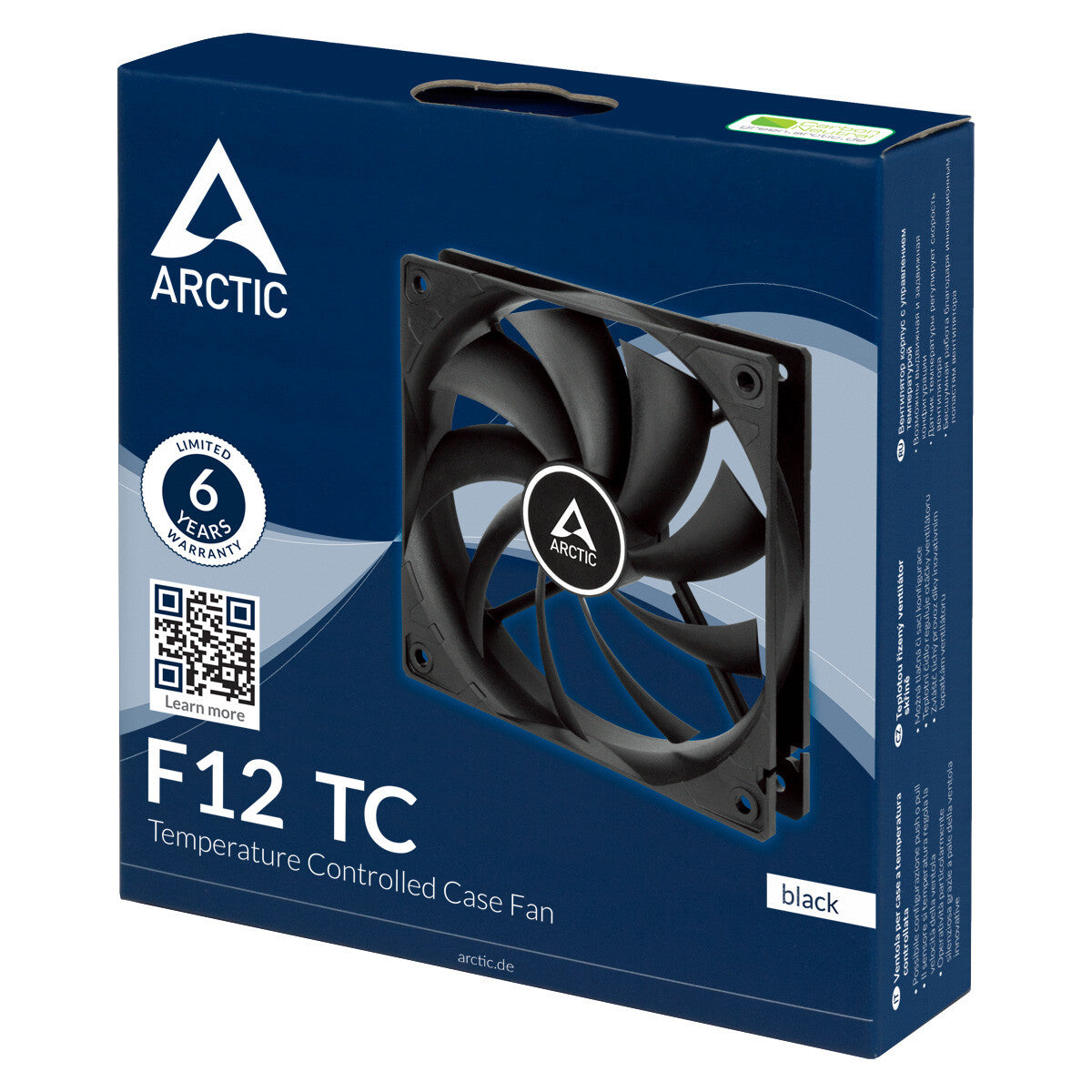 ARCTIC F12 TC - Temperature Controlled Computer Case Fan - 120mm