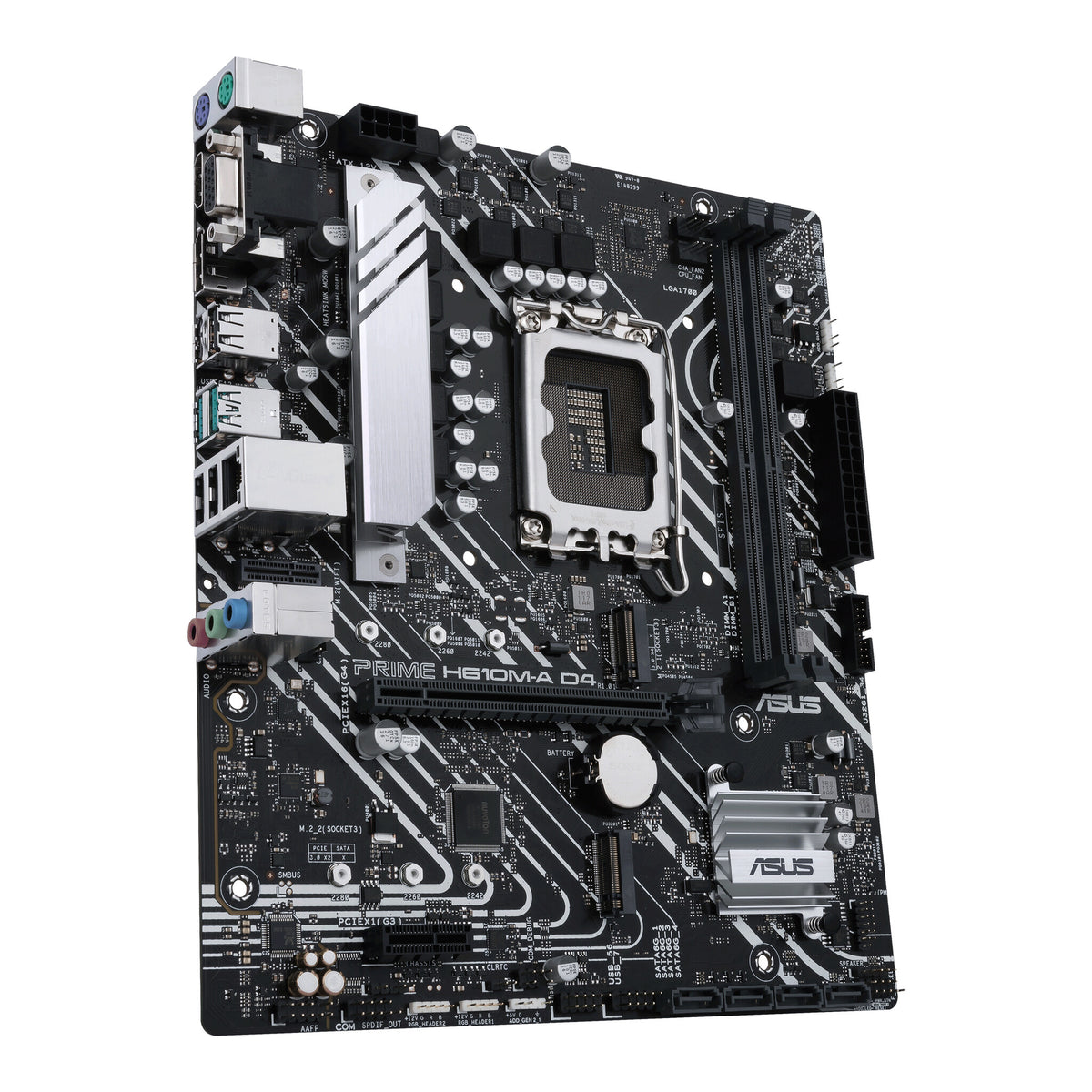 ASUS PRIME H610M-A D4 micro ATX motherboard - Intel H610 LGA 1700
