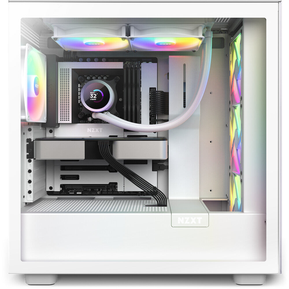 NZXT Kraken 280 RGB - All-in-one Liquid Processor Cooler in White - 280mm