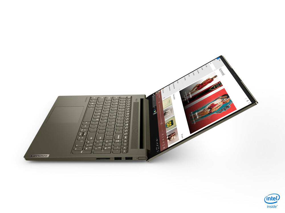 Lenovo Yoga Creator 7i Laptop - 39.6 cm (15.6&quot;) - Intel® Core™ i7-10750H - 16 GB DDR4-SDRAM - 512 GB SSD - NVIDIA® GeForce® GTX 1650 - Wi-Fi 6 - Windows 10 Home - Green / Metallic