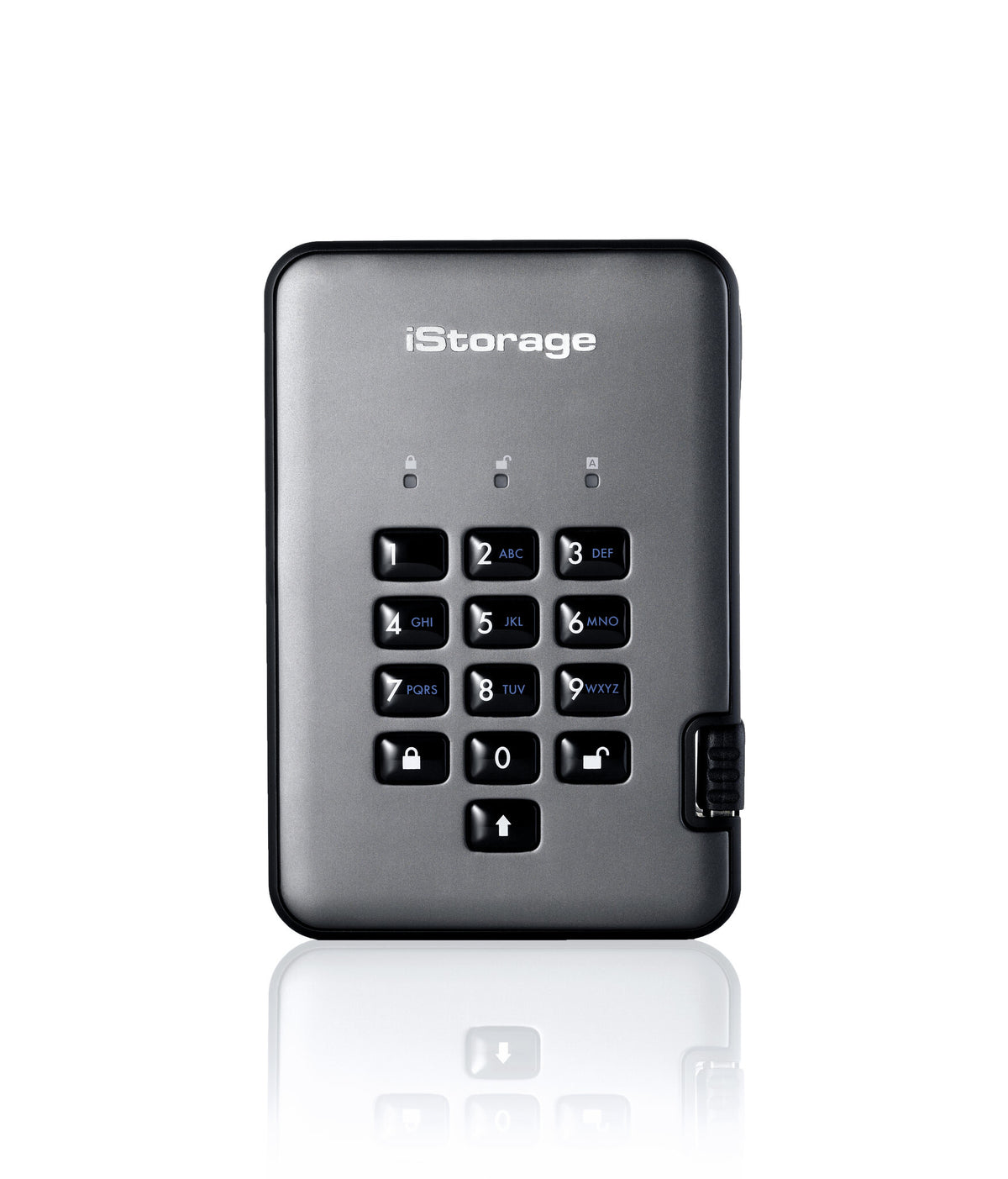 iStorage diskAshur PRO2 - Encrypted External solid state drive in Graphite - 1 TB