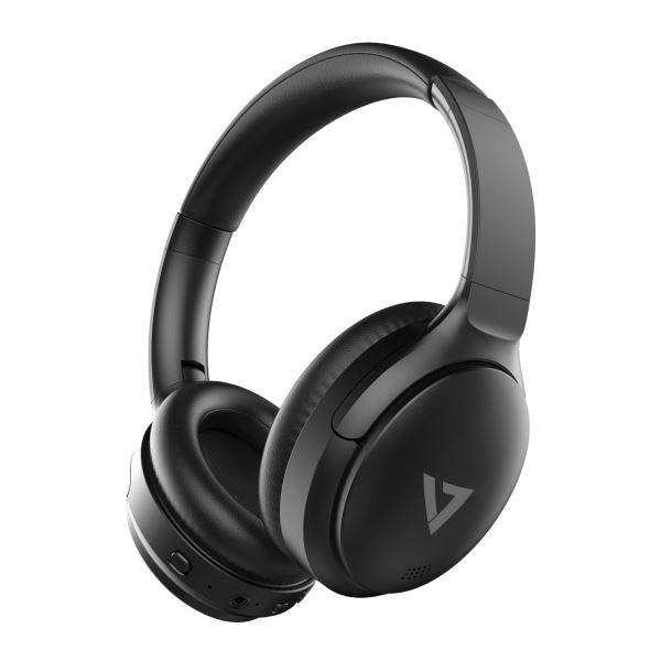 V7 HB800ANC headphones/headset Wireless Head-band Music USB Type-C Bluetooth Black