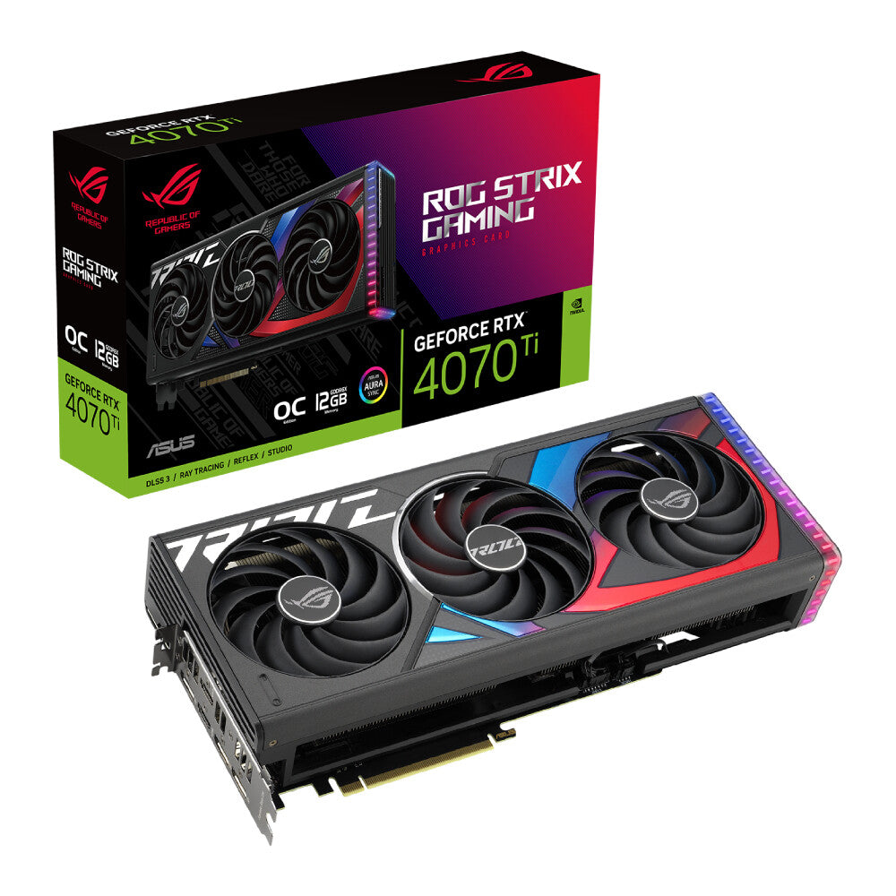 ASUS ROG STRIX GAMING - NVIDIA 12 GB GDDR6X GeForce RTX 4070 Ti graphics card