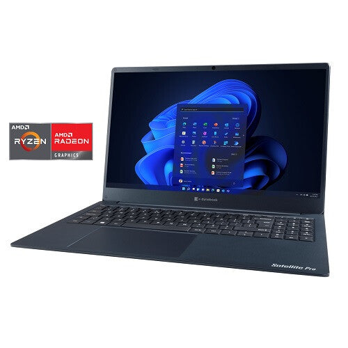 Dynabook Satellite Pro Laptop - 39.6 cm (15.6&quot;) - AMD Ryzen™ 5 5600U - 8 GB DDR4-SDRAM - 256 GB SSD - Wi-Fi 5 - Windows 11 Pro - Blue