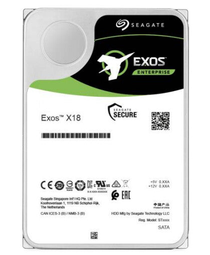 Seagate Exos X18 - 7.2K RPM FastFormat™ Serial ATA III 3.5&quot; HDD - 14 TB