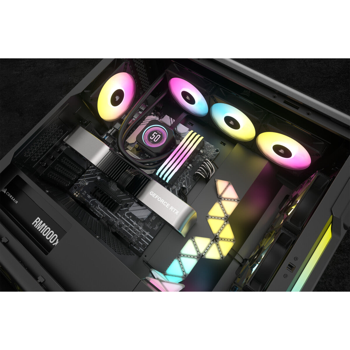 Corsair iCUE H150i ELITE LCD XT Display - All-in-one Liquid Processor Cooler in Black - 360mm