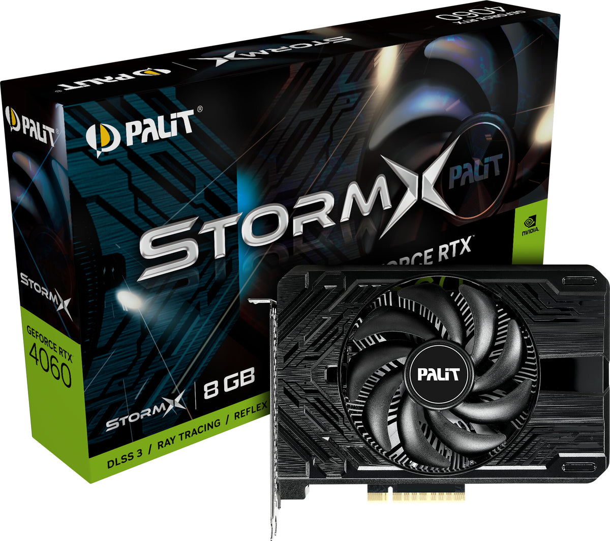 Palit StormX - NVIDIA 8 GB GDDR6 GeForce RTX 4060 graphics card
