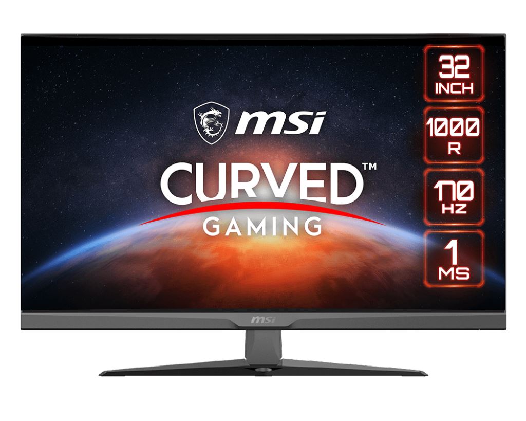 MSI G322C computer monitor 81.3 cm (32&quot;) 1920 x 1080 pixels Full HD LED Black
