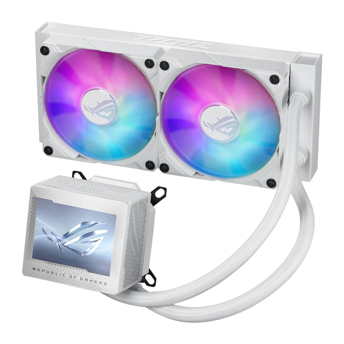 ASUS ROG RYUJIN III 240 ARGB &quot;White Edition&quot; - All-in-one Liquid Processor Cooler in White - 240mm