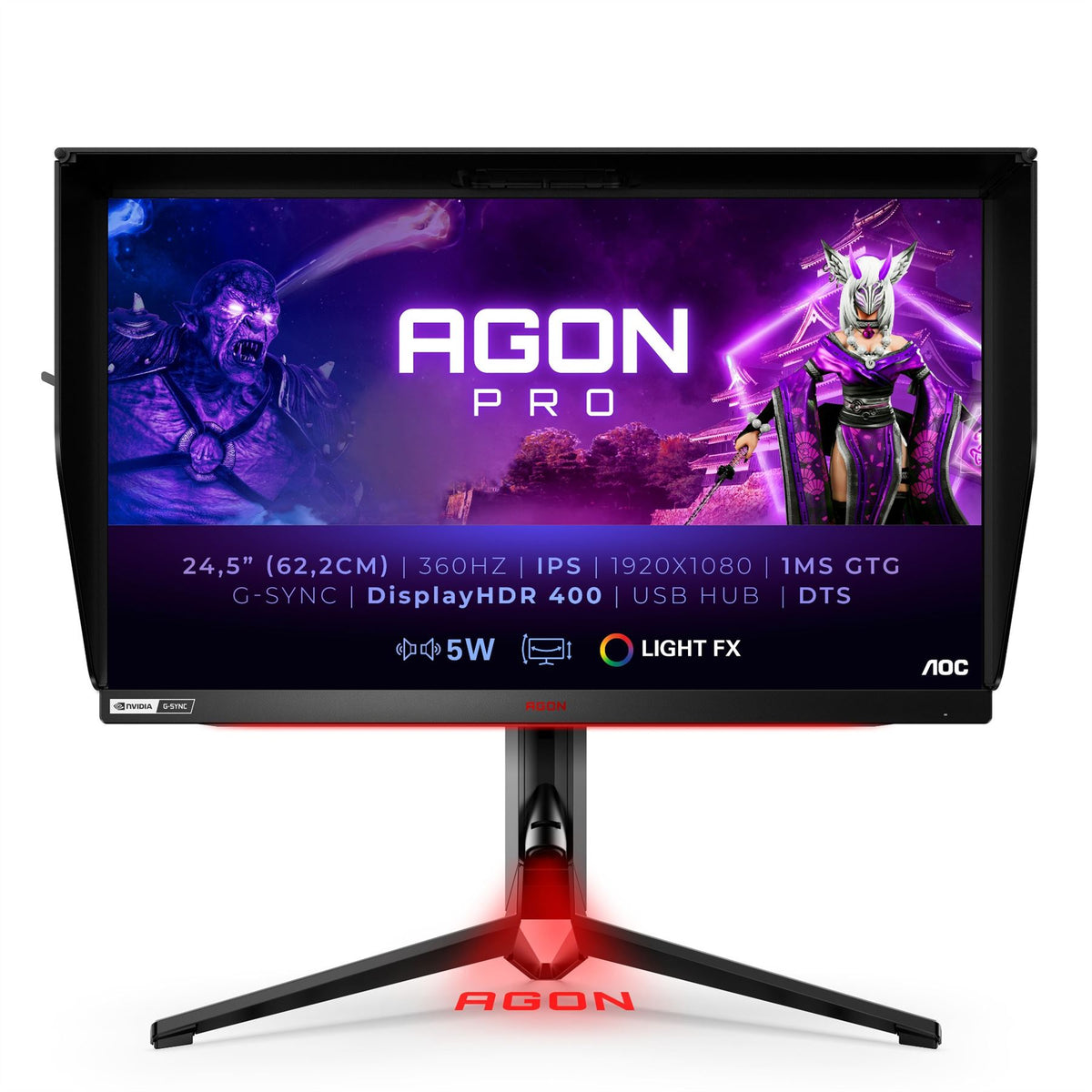 AOC AG254FG Computer Monitor 62.2 cm (24.5&quot;) 1920 x 1080 pixels Full HD LED Black