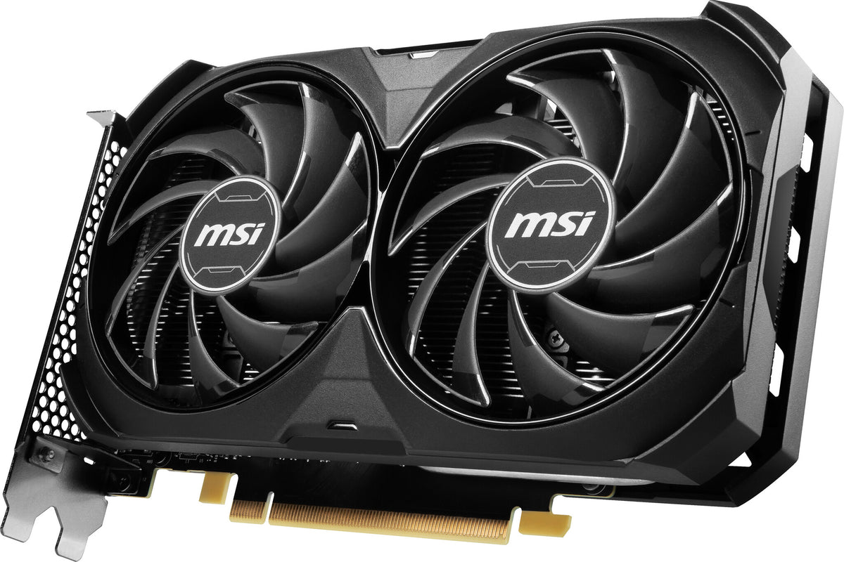 MSI VENTUS 2X BLACK 8G OC - NVIDIA 8 GB GDDR6 GeForce RTX 4060 Ti graphics card