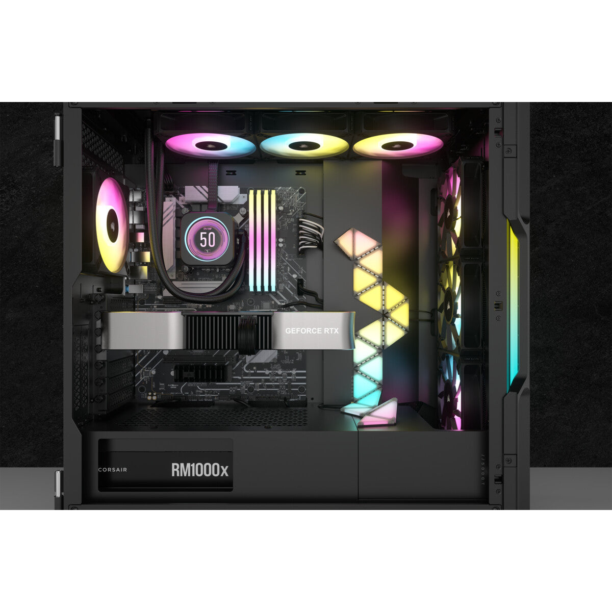 Corsair iCUE H150i ELITE LCD XT Display - All-in-one Liquid Processor Cooler in Black - 360mm