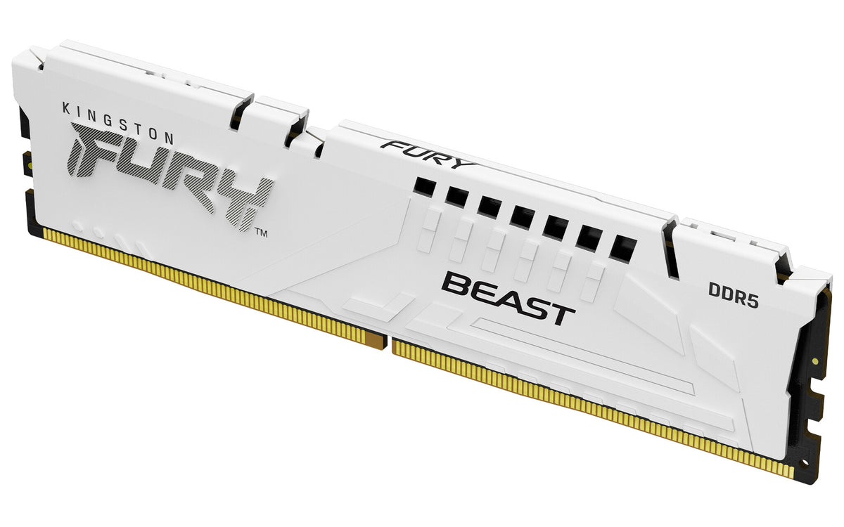 Kingston Technology FURY Beast White XMP - 16 GB 1 x 16 GB 5200MT/s DDR5 memory module