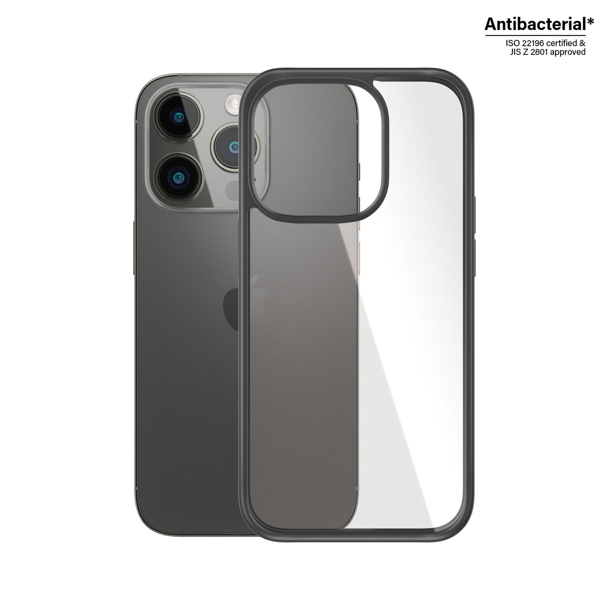 PanzerGlass ® ClearCase for iPhone 14 Pro in Black