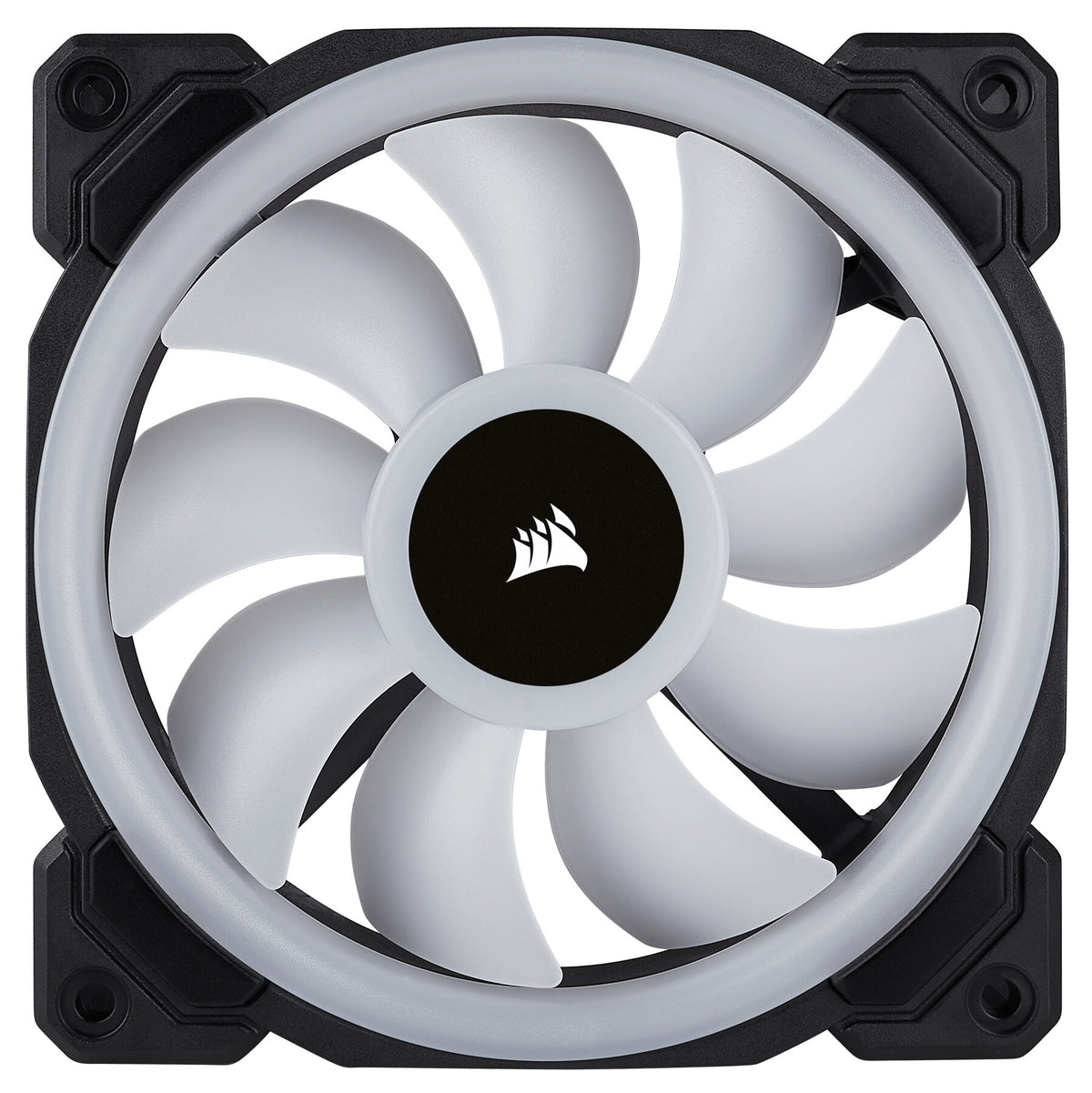 Corsair LL120 RGB - Computer Case Fan in Black / White - 120mm