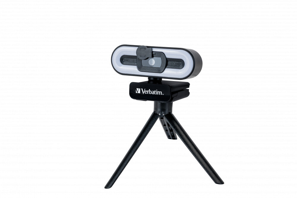 Verbatim - 1920 x 1080 pixels USB 2.0 Webcam in Black