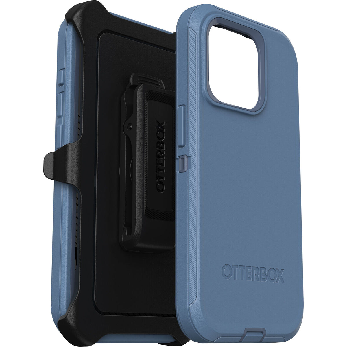 OtterBox Defender Series for iPhone 15 Pro in Baby Blue Jeans - No Packaging