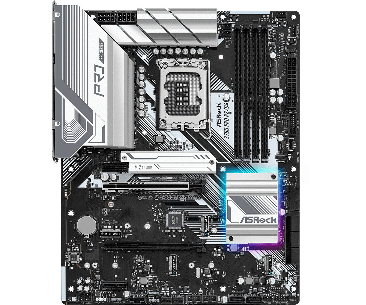 Asrock Z790 Pro RS/D4 ATX motherboard - Intel Z790 LGA 1700