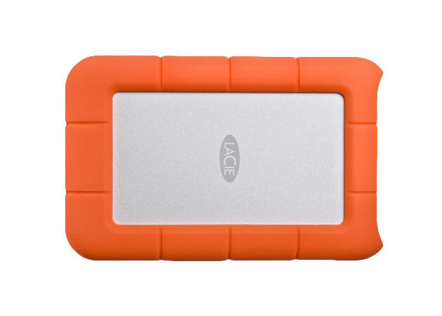 LaCie Rugged - Micro-USB External SSD in Orange / Silver - 250 GB