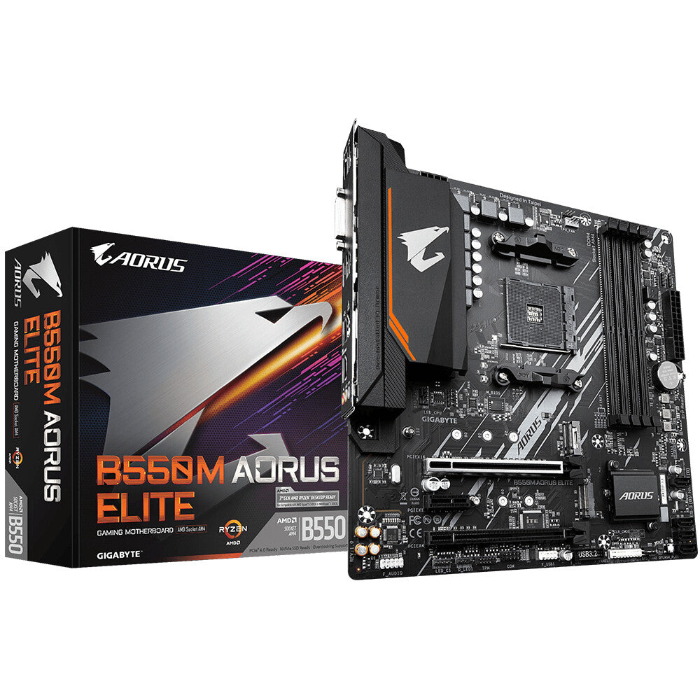 Gigabyte B550M AORUS ELITE micro ATX motherboard - AMD B550 Socket AM4