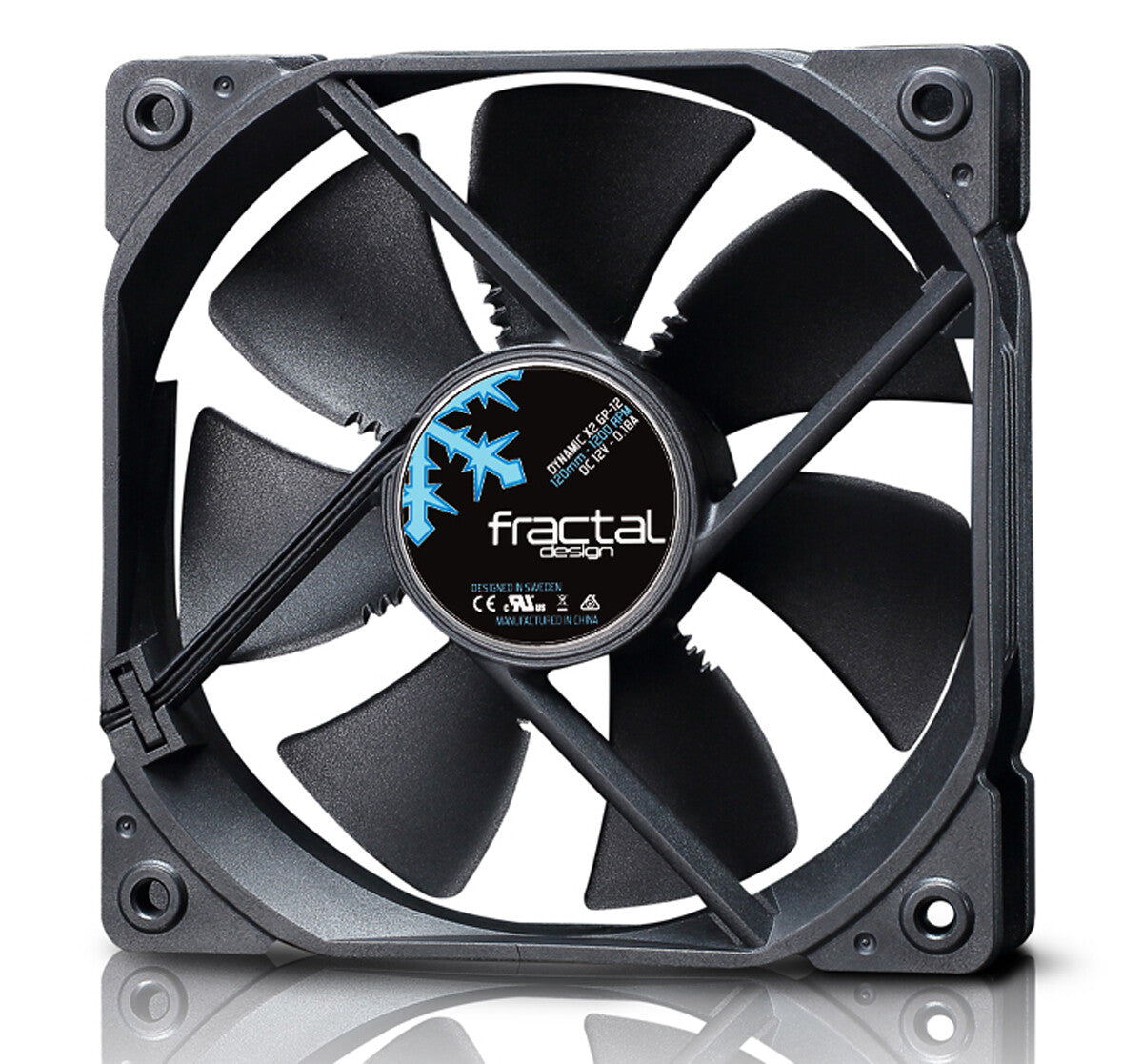 Fractal Design Dynamic X2 - Computer Case Fan in Black - 120mm