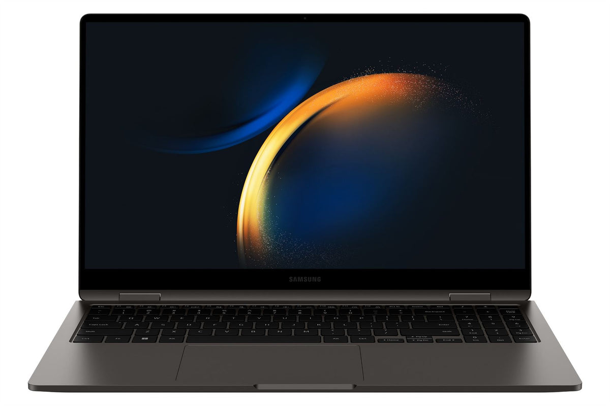 Samsung Galaxy Book3 360 Enterprise Edition Hybrid (2-in-1) 39.6 cm (15.6&quot;) Touchscreen Full HD Intel® Core™ i5 i5-1340P 8 GB LPDDR4x-SDRAM 256 GB SSD Wi-Fi 6E (802.11ax) Windows 11 Pro Graphite