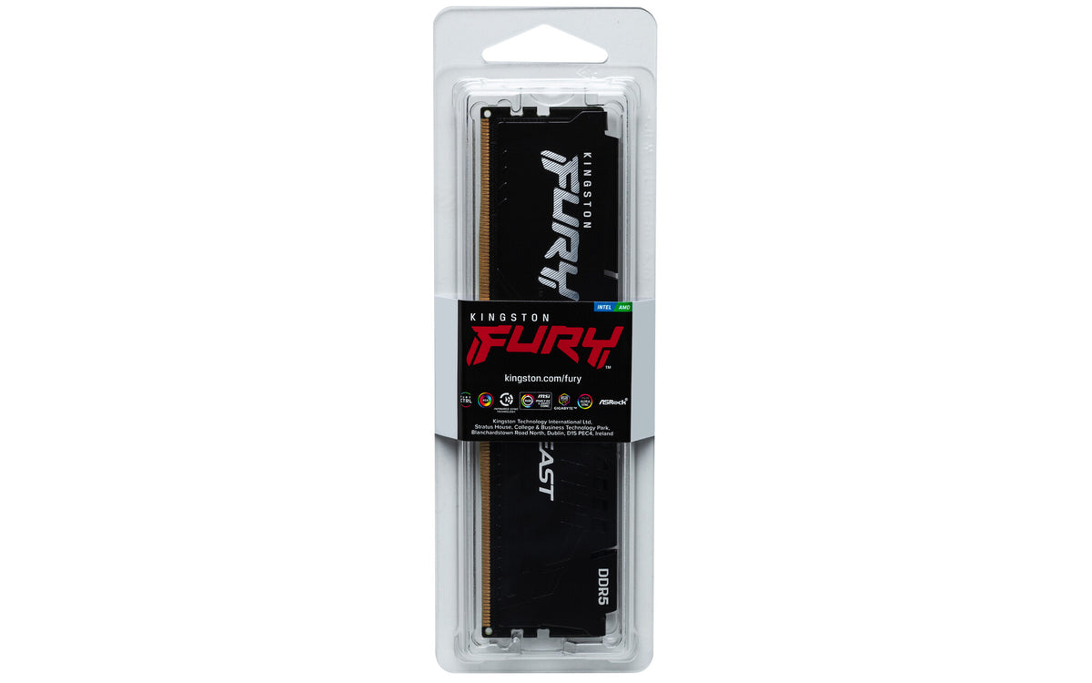 Kingston Technology FURY Beast Black - 8 GB 1 x 8 GB 5200MT/s DDR5 memory module