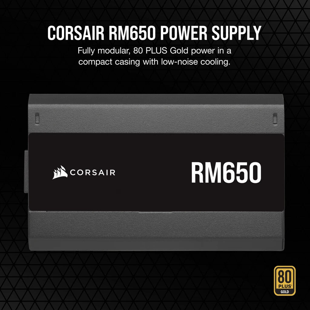 Corsair RM650 - 650W 80+ Gold Fully Modular Power Supply Unit