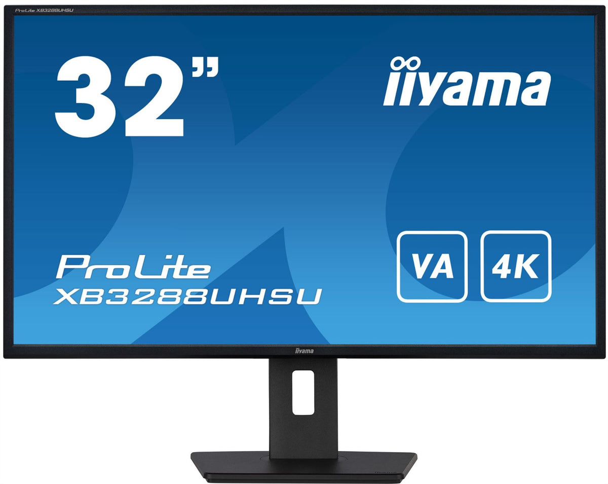 iiyama ProLite XB3288UHSU-B5 computer monitor 80 cm (31.5&quot;) 3840 x 2160 pixels 4K Ultra HD LCD