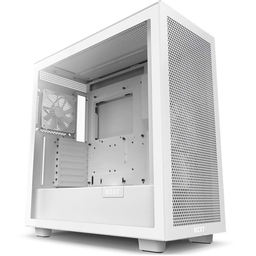 NZXT H7 Flow - ATX Mid Tower Case in White