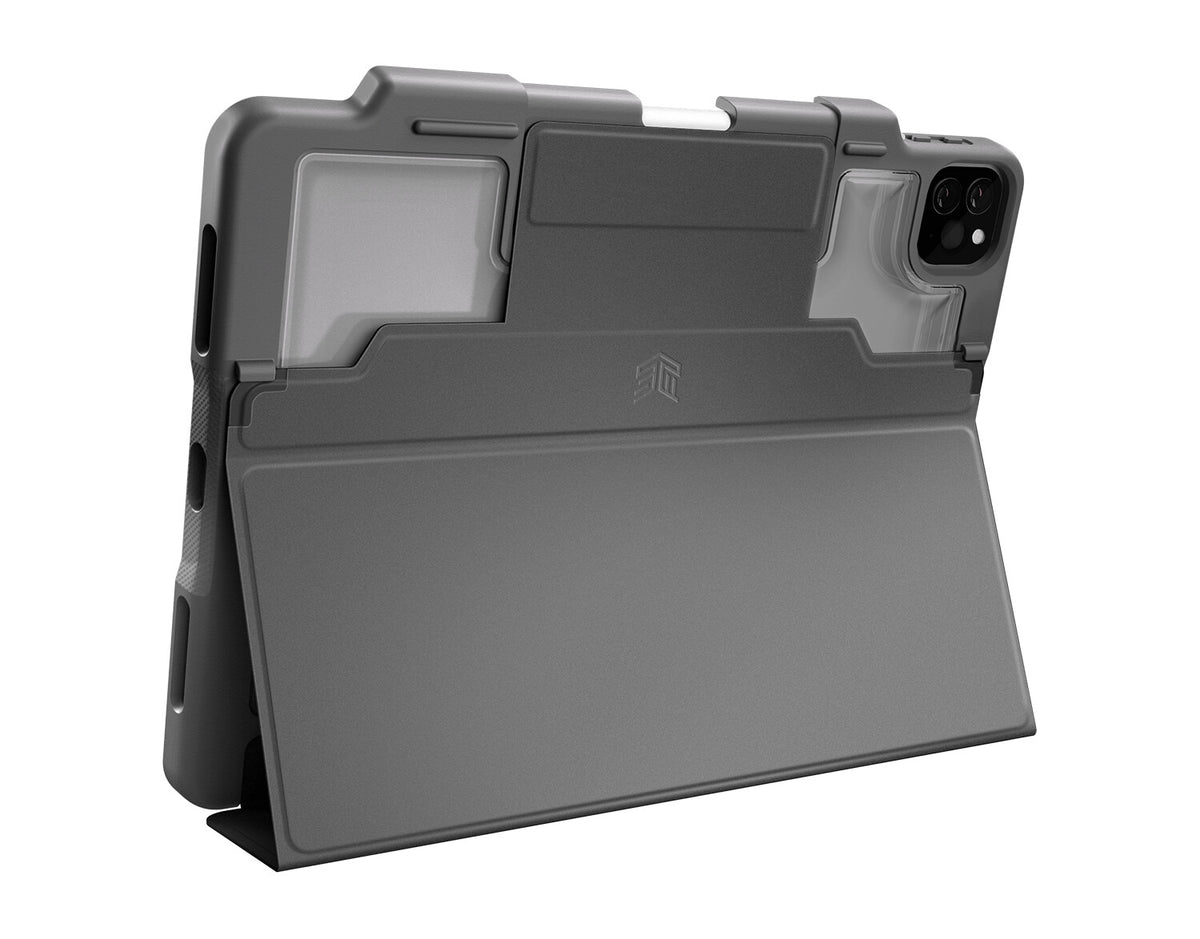 STM Dux Plus Folio Case for 12.9&quot; iPad in Black / Grey