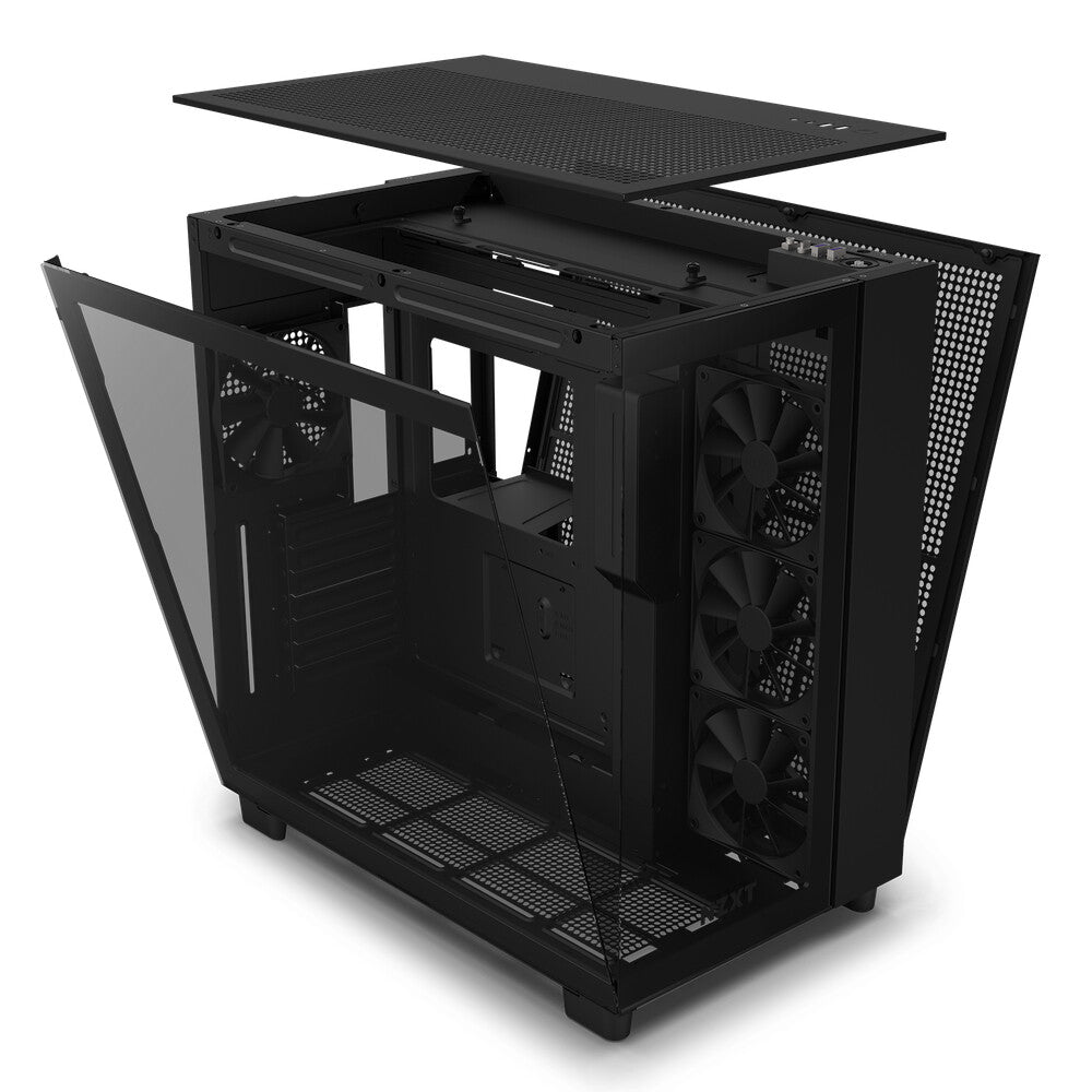 NZXT H9 Flow - ATX Mid Tower Case in Black