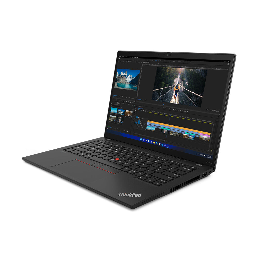 Lenovo ThinkPad P14s Gen 3 Laptop - 35.6 cm (14&quot;) - Intel® Core™ i7-1270P - 16 GB DDR4-SDRAM - 512 GB SSD - NVIDIA Quadro T550 - Wi-Fi 6E - Windows 11 Pro - Black