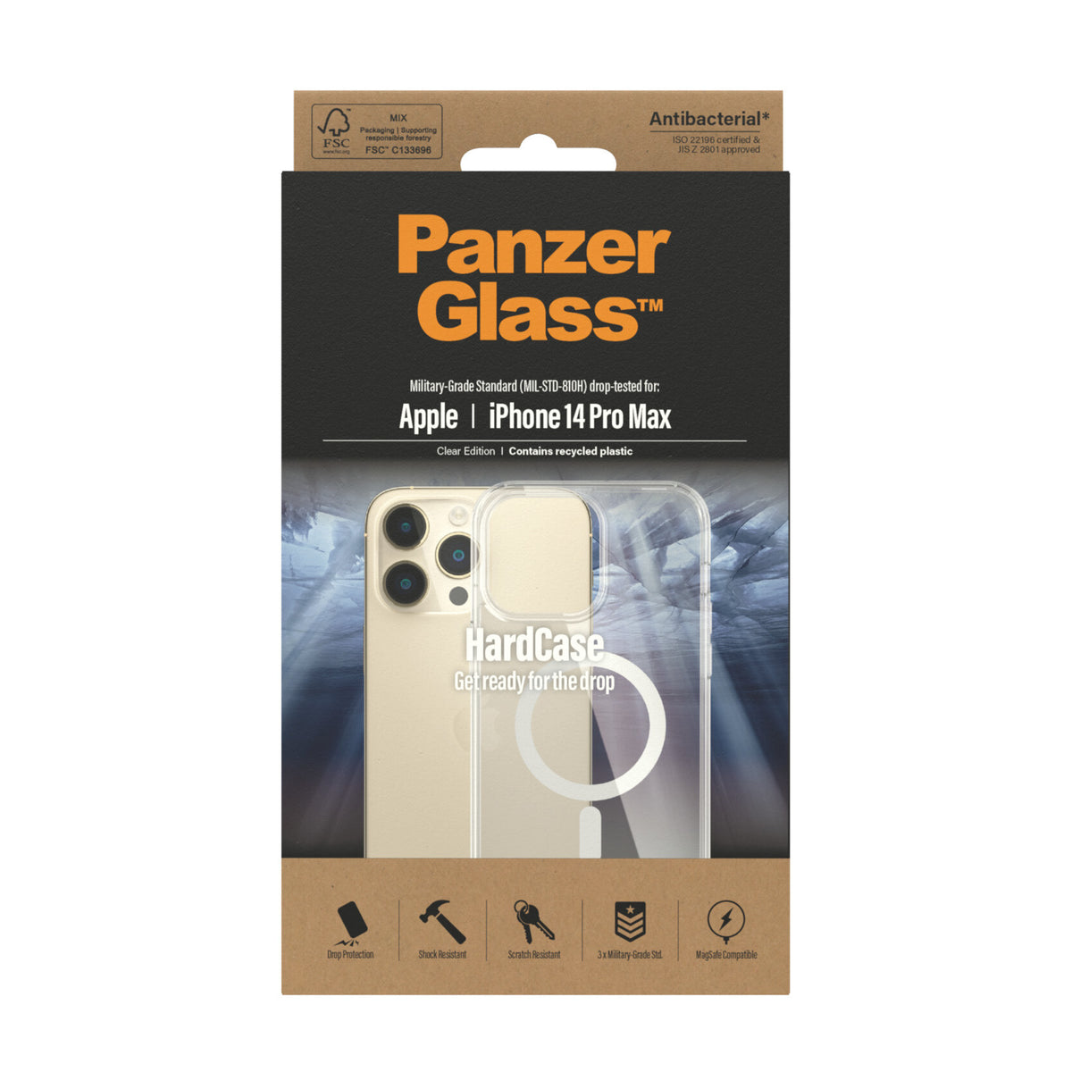 PanzerGlass ® HardCase for iPhone 14 Pro Max in Clear