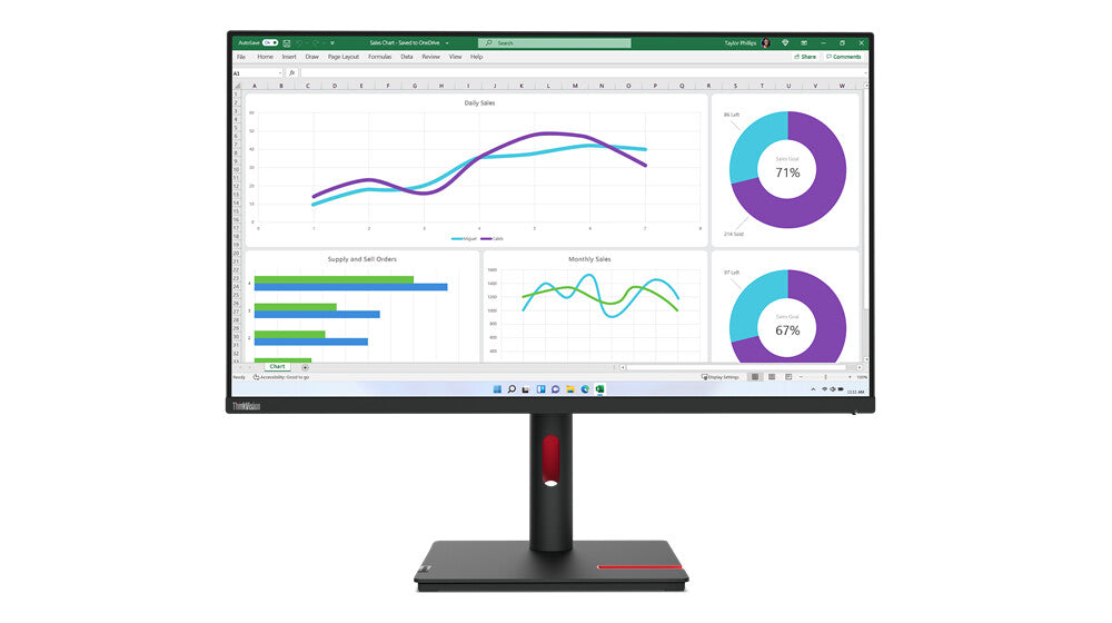 Lenovo ThinkVision T32H-30 - 80 cm (31.5&quot;) - 2560 x 1440 pixels QHD LED Monitor