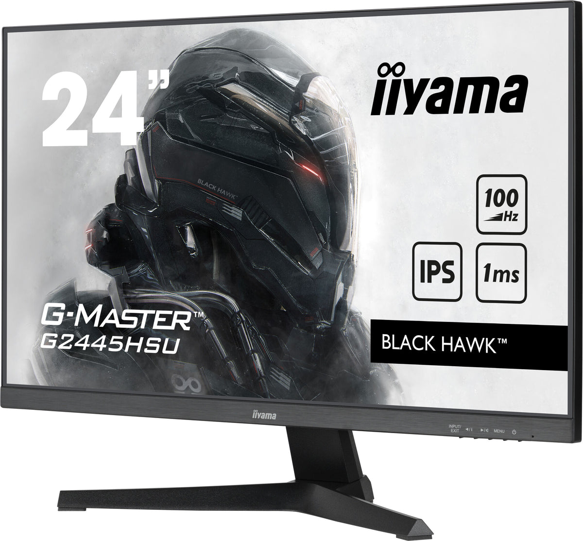 iiyama G-MASTER G2445HSU-B1 - 61 cm (24&quot;) - 1920 x 1080 pixels FHD LED Monitor